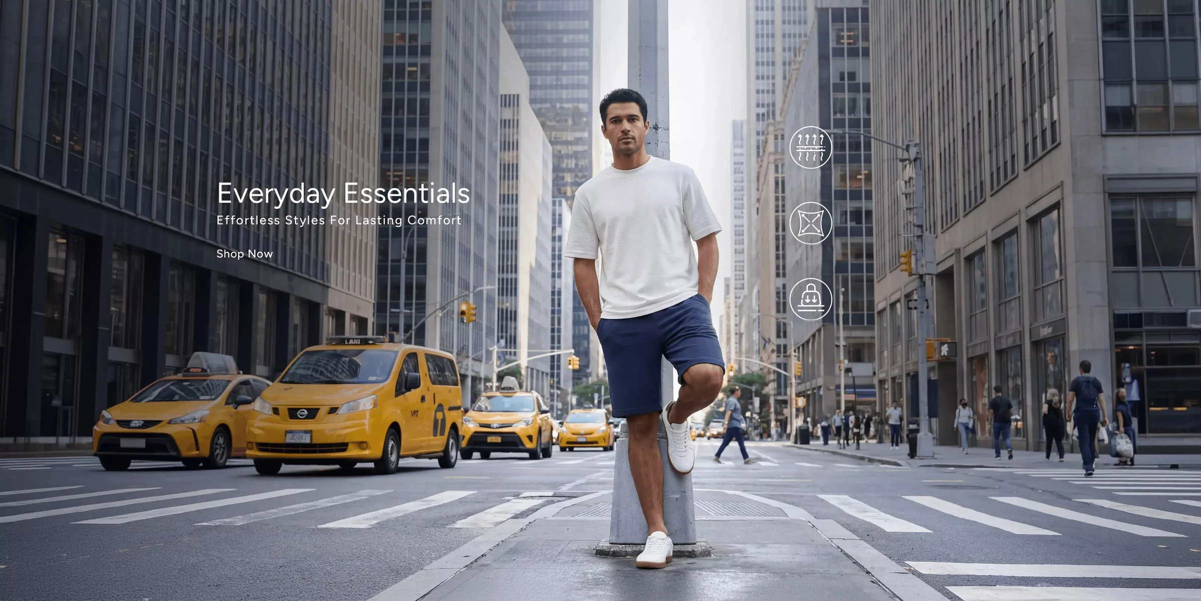 Everyday essentials. Shop men's basics.