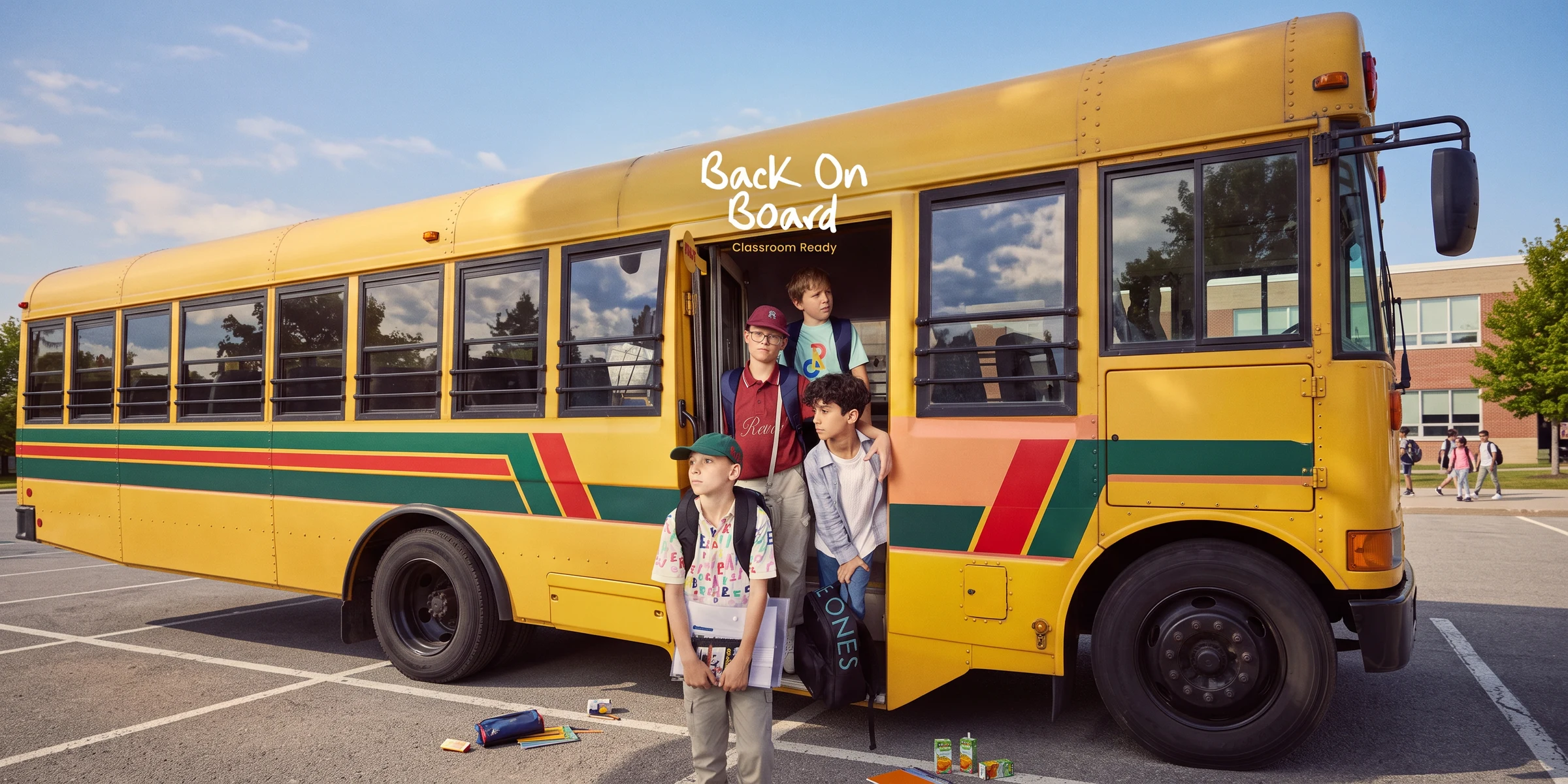 Back on board — classroom ready. Shop kids' back-to-school edit.