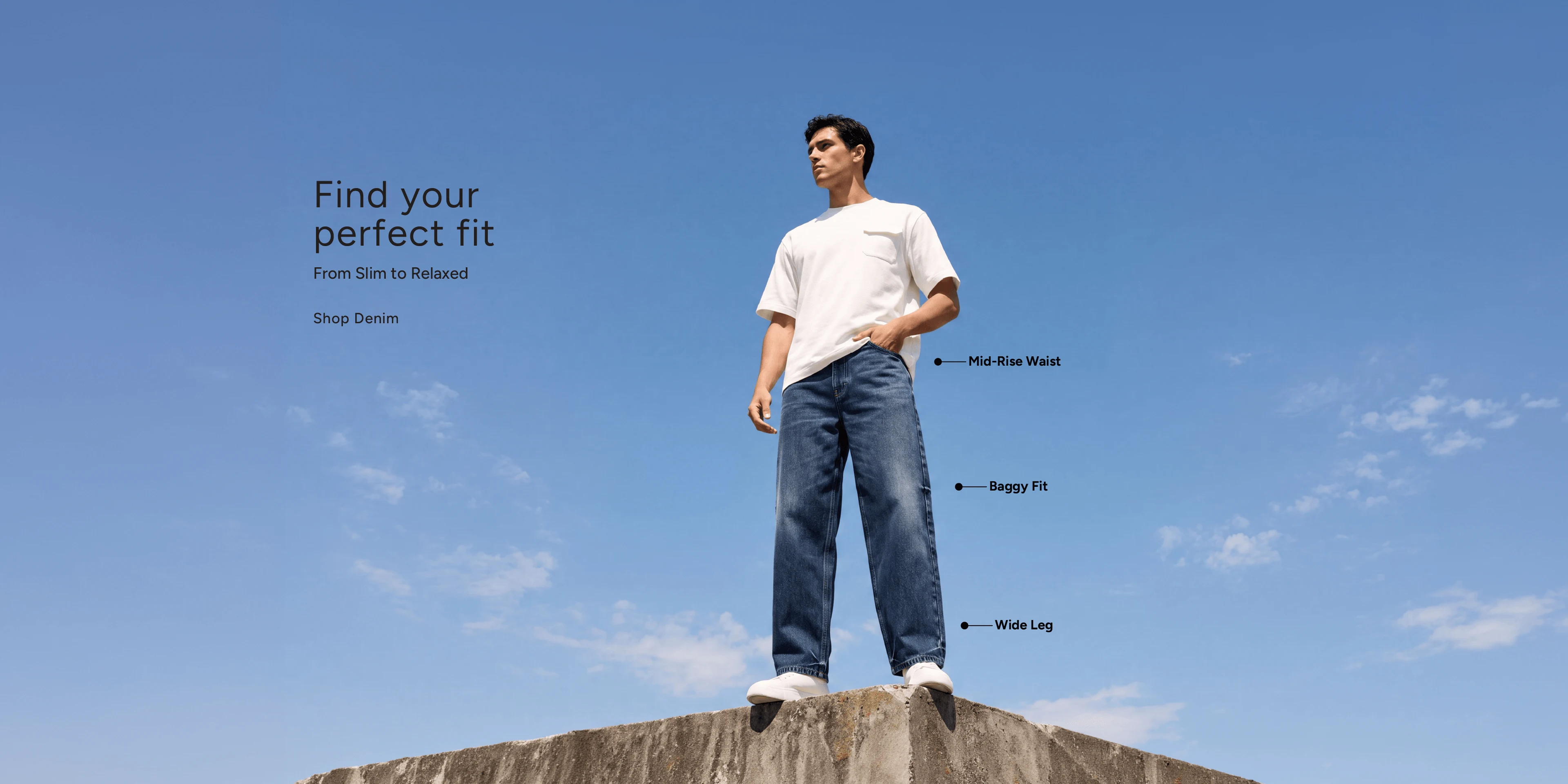 Find your perfect fit, from slim to relaxed. Shop men's denim.