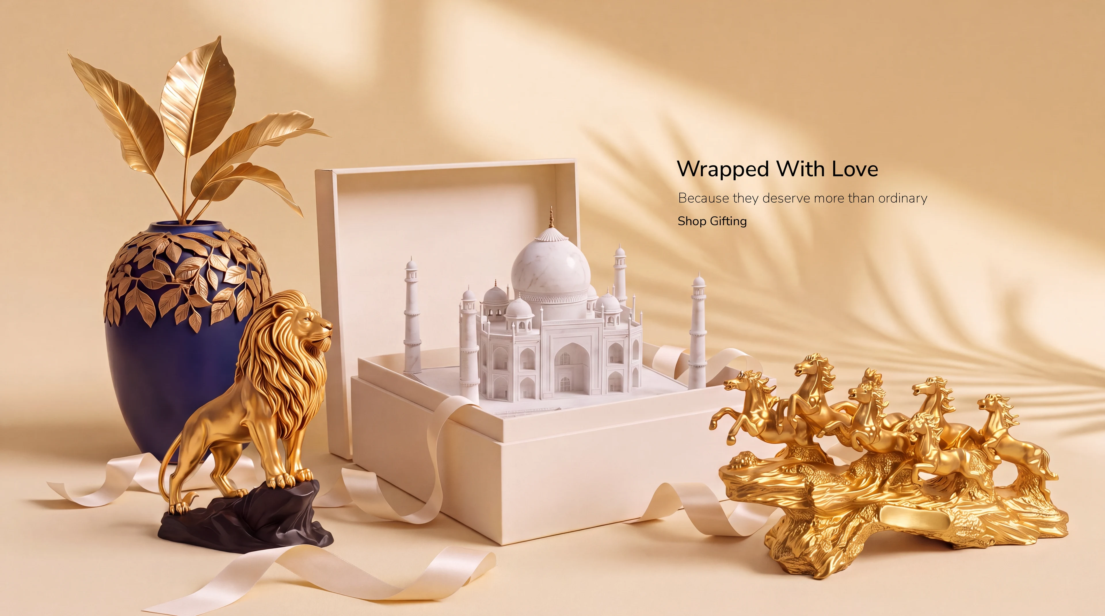 Wrapped, ready, remembered: curated gifts for everyone on your list. Shop gifting.